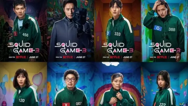 أبطال مسلسل لعبة الحبار الموسم الثالث أبطال مسلسل لعبة الحبار الموسم الثالث