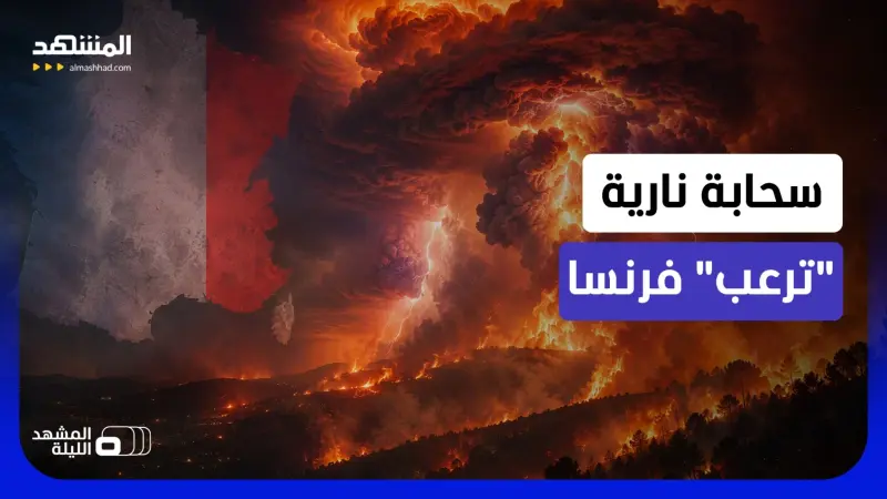 news_suggested_videos_ جيروند الفرنسية تشهد ظاهرة نادرة.. سحابة نارية تولّد صواعق تشعل حرائق جديدة!